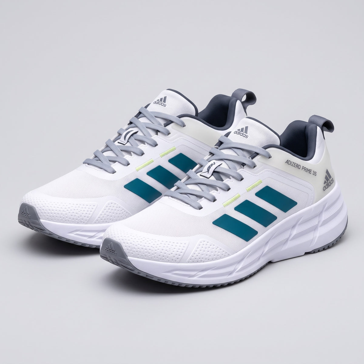 Adidas Running - Blanco / Verde azulado