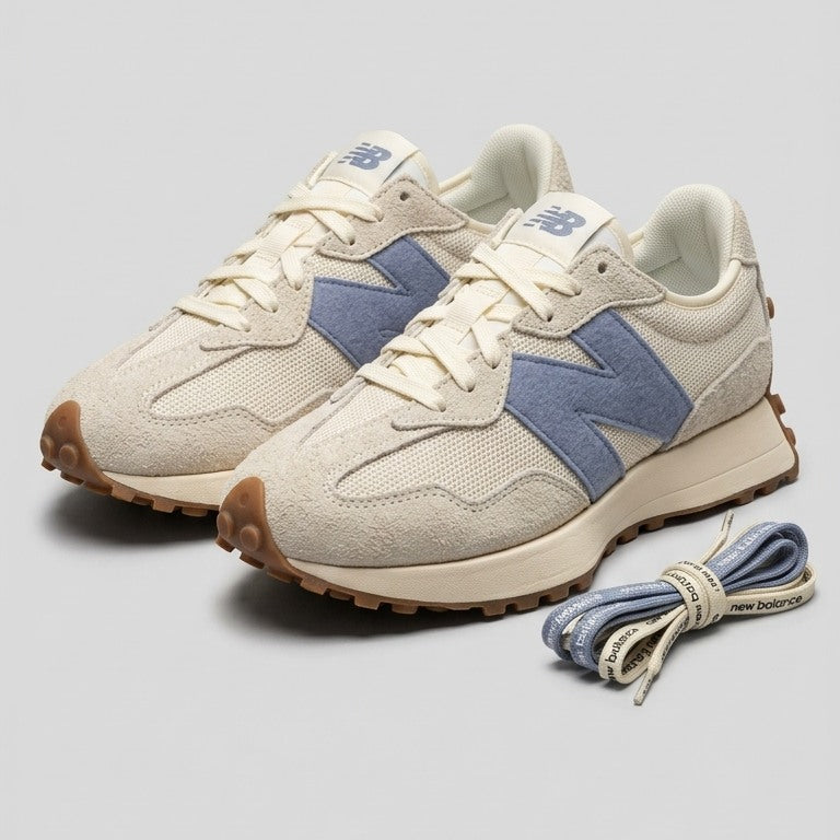 New Balance 327 - Beige / Azul