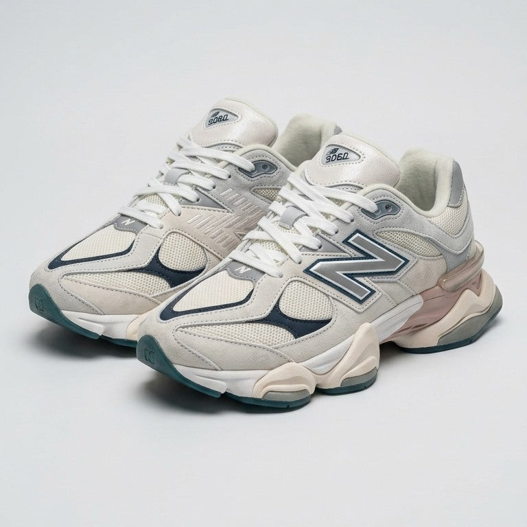 New Balance 9060 - Blanco / Azul marino