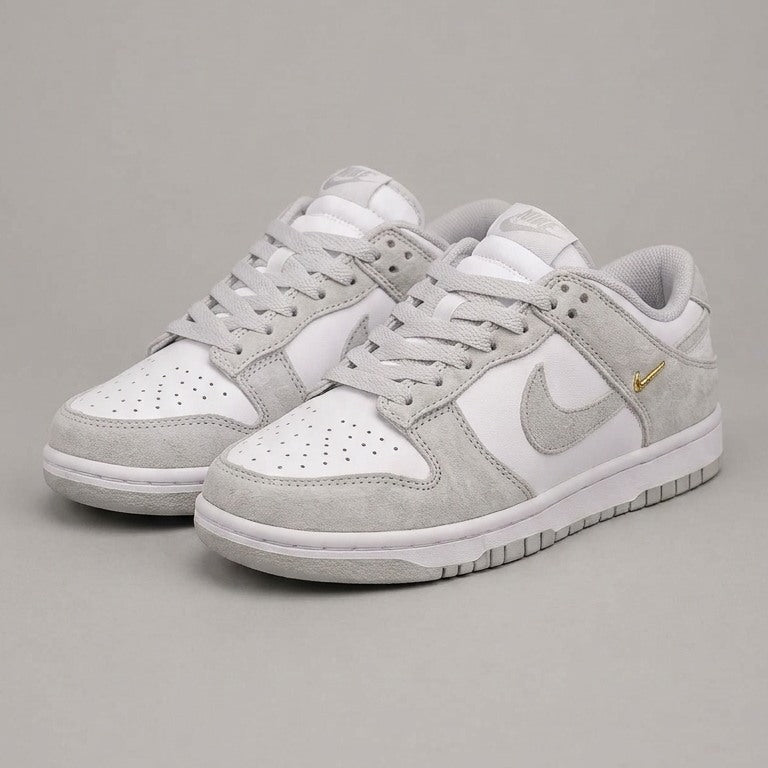 Nike Dunk Low - Gris gamuza / Blanco