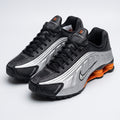 Nike Shox R4 - Negro / Plata / Naranja