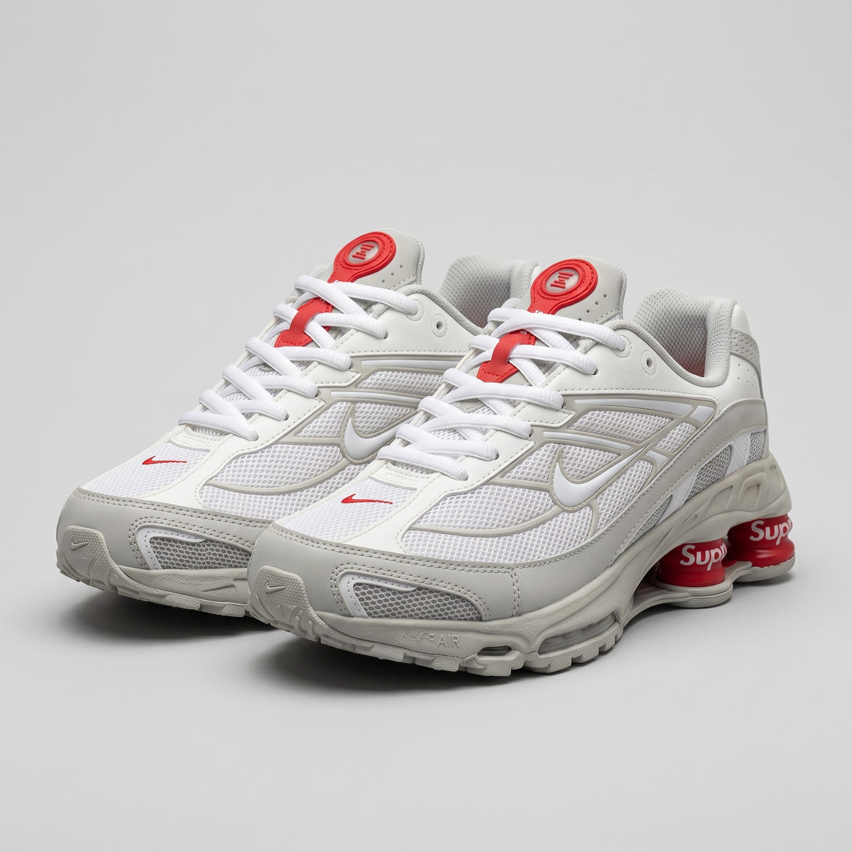 Supreme x Nike Shox Ride 2 - Blanco / Rojo